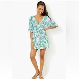 Lilly Pulitzer Multicolor Parigi Romper Dress